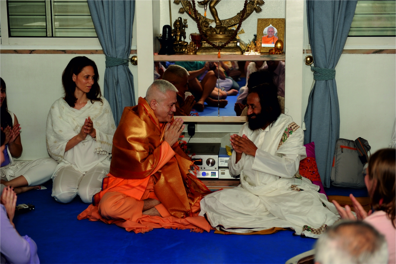 Visite de Shrī Shrī Ravi Shankar au Siège National de la Confédération Portugaise du Yoga