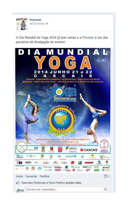 Imprensa - Dia Internacional do Yoga 2014